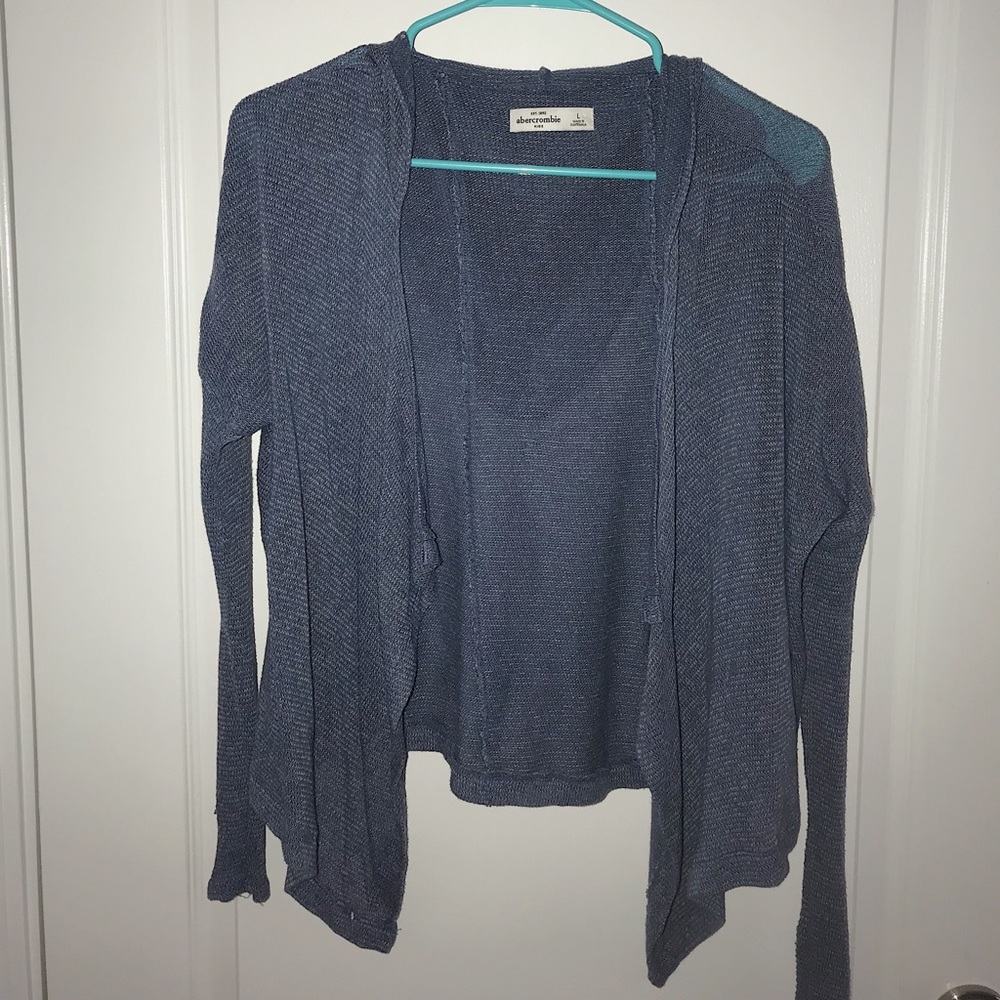 Abercrombie Kids Dark Blue Cardigan with Hood